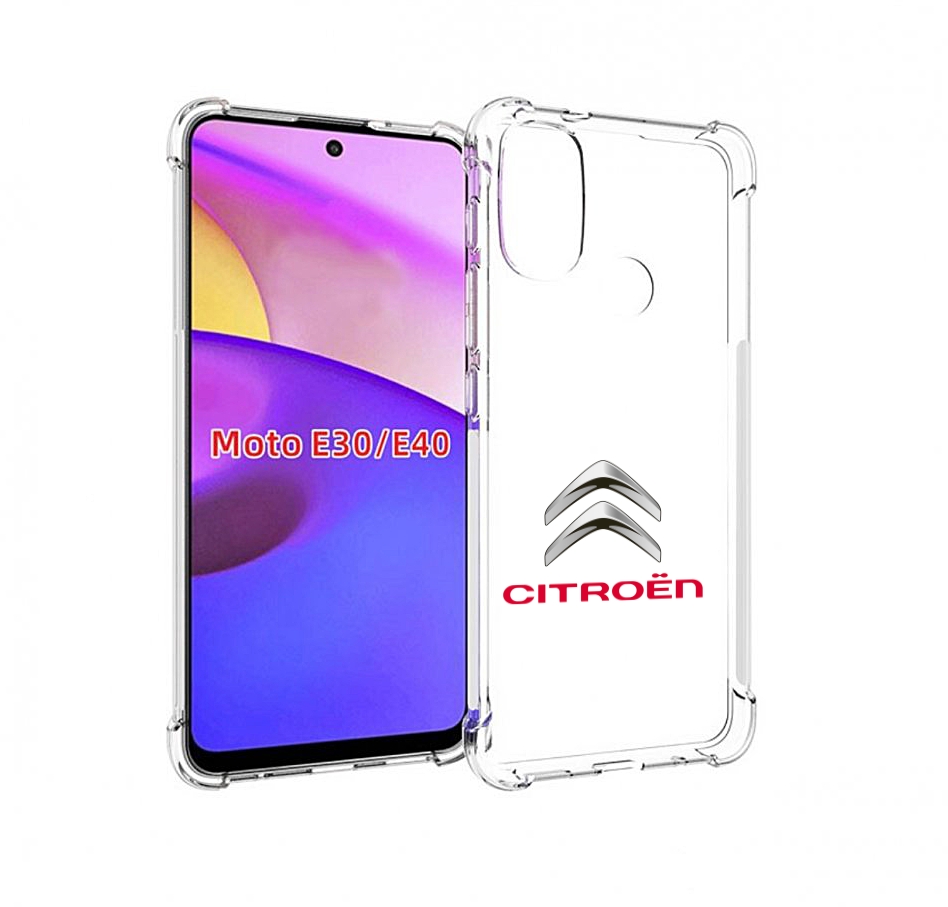 

Чехол бампер MyPads citroen-3 мужской для Motorola Moto E30., Прозрачный, Tocco