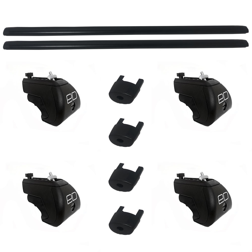 

Багажник Евродеталь аэро на рейлинги автомобиля Mitsubishi Galant 1997-2002 Black, Черный, OZPTSRD465