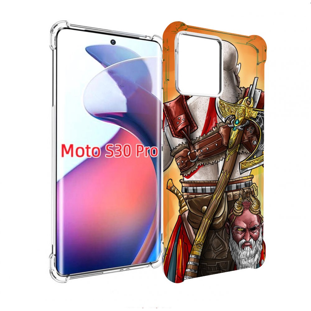 

Чехол MyPads God of War для Motorola Moto S30 Pro, Прозрачный, Tocco