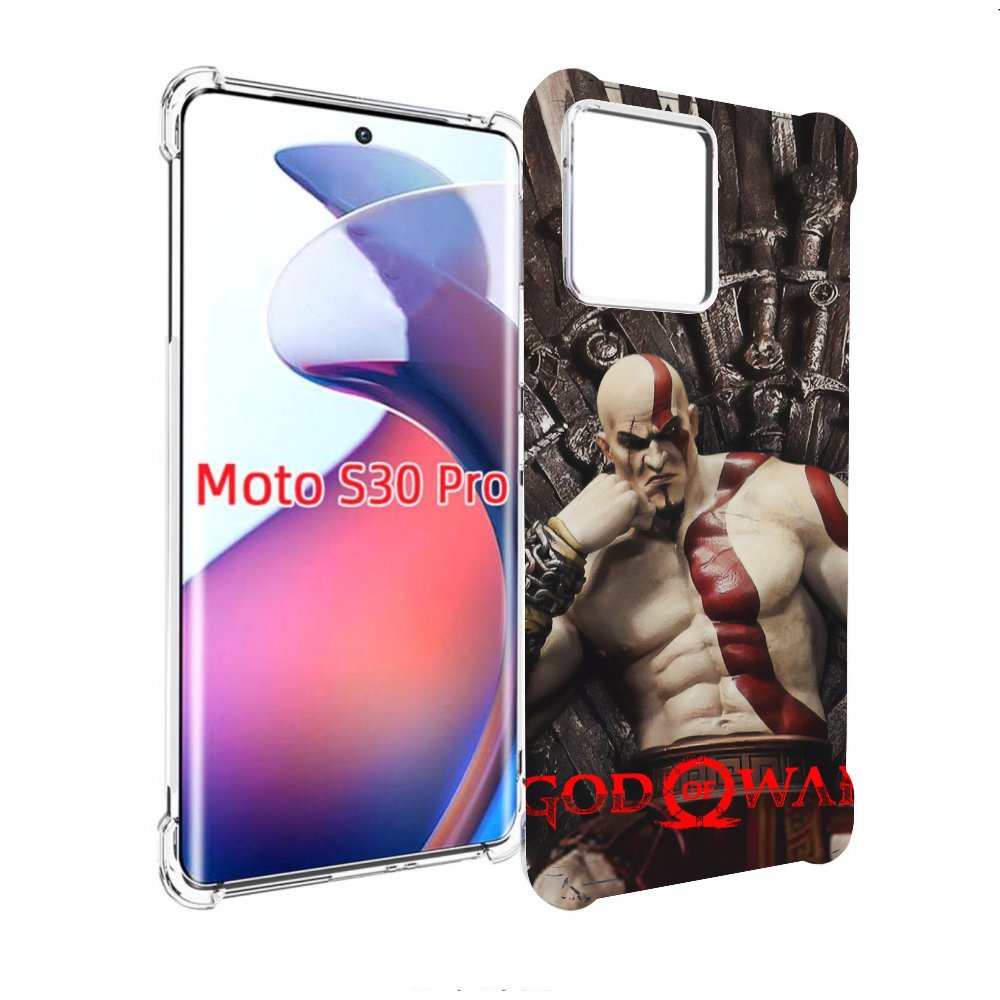 

Чехол MyPads God of War Кратос для Motorola Moto S30 Pro, Прозрачный, Tocco