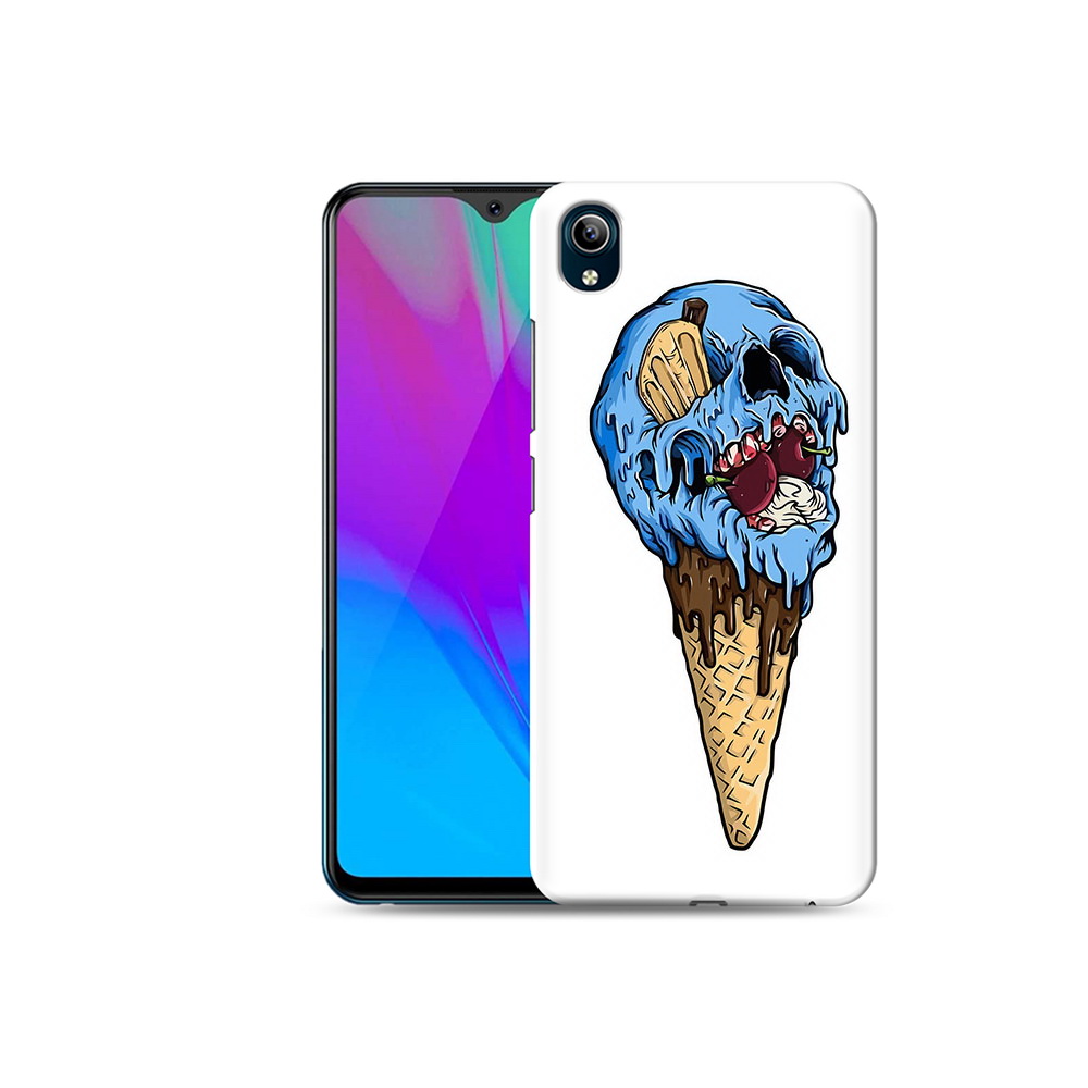 

Чехол MyPads Tocco для Vivo Y91C мороженное череп (PT156610.438.484), Прозрачный, Tocco