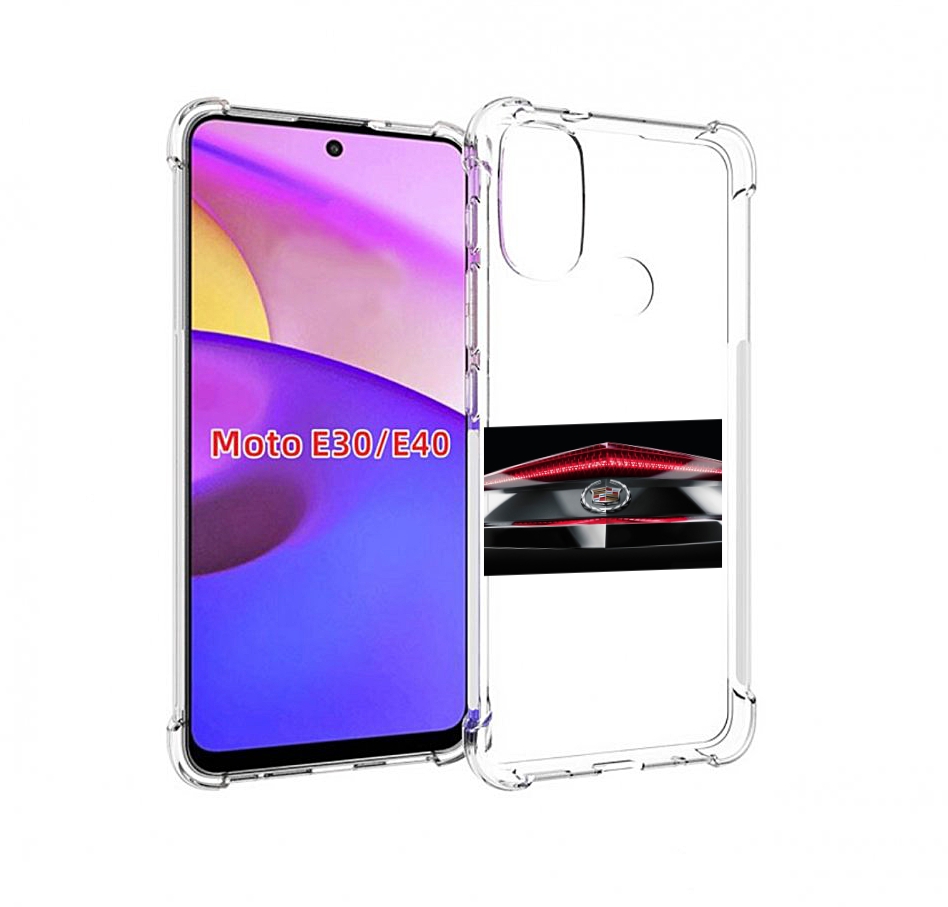 

Чехол бампер MyPads cadillac 3 мужской для Motorola Moto E30., Прозрачный, Tocco