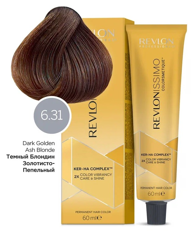 Краска для волос Revlon Professional Revlonissimo Colorsmetique Color & Care, 6.31