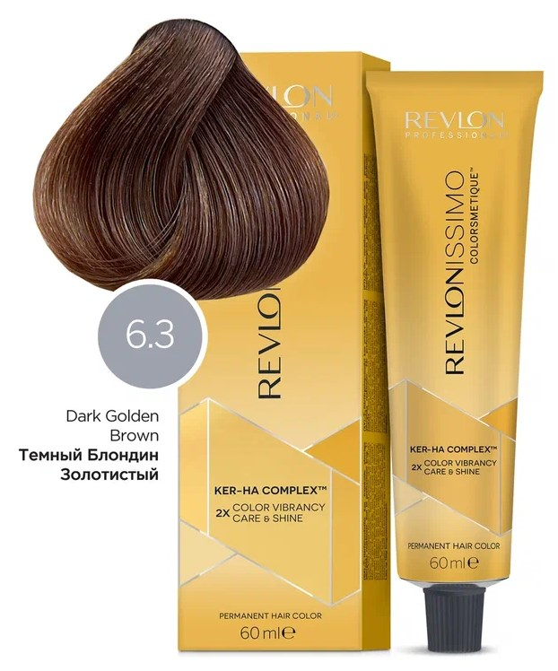 Краска для волос Revlon Professional Revlonissimo Colorsmetique Color & Care, 6.3