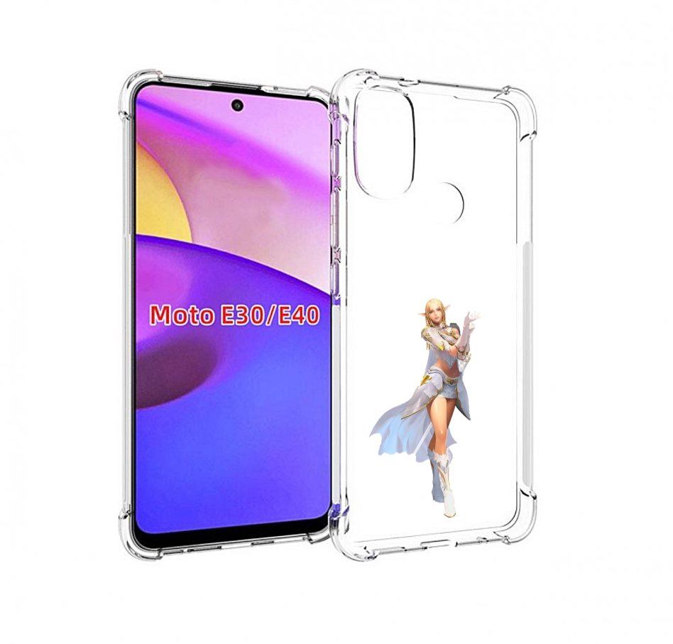

Чехол бампер MyPads lineage для Motorola Moto E30., Прозрачный, Tocco