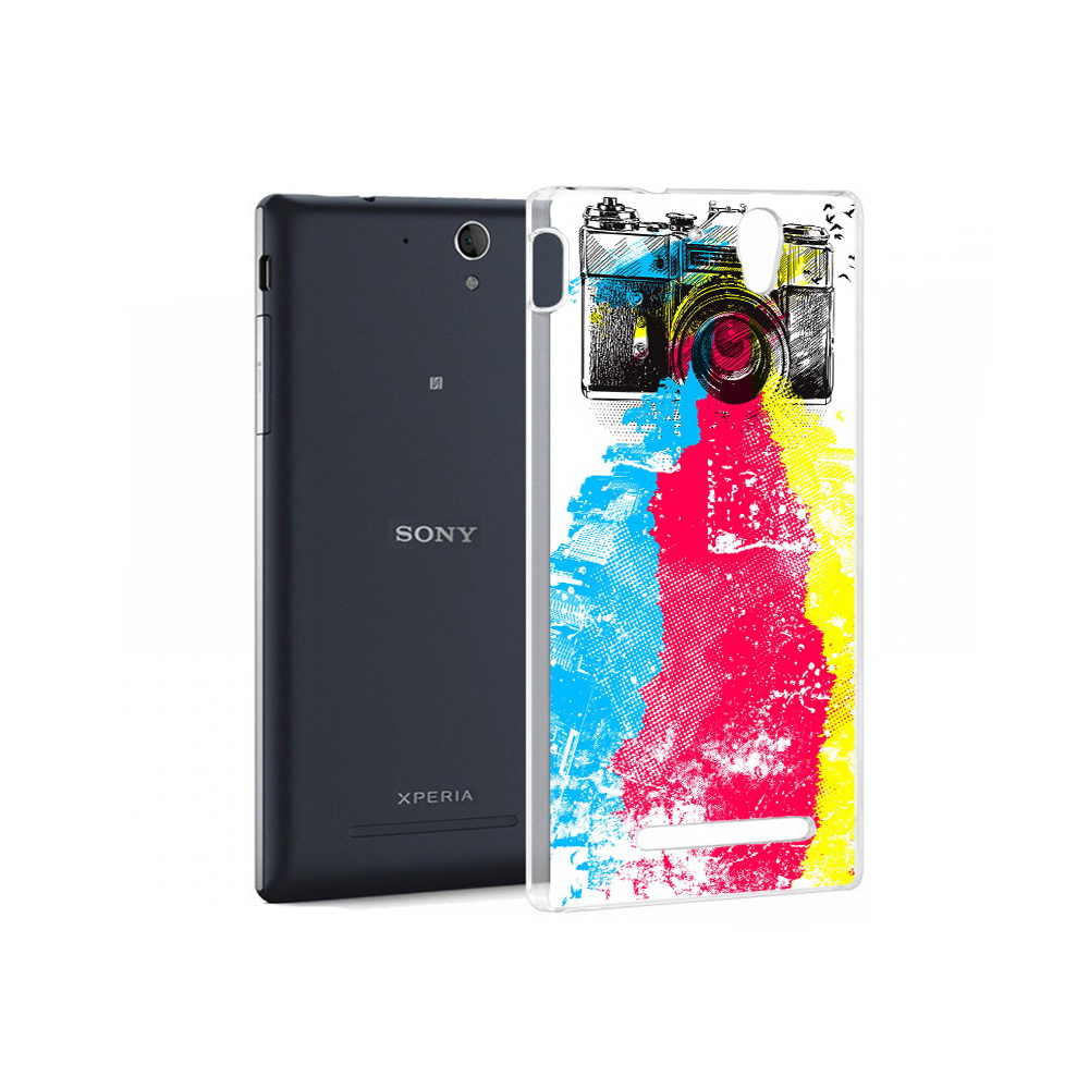 фото Чехол mypads tocco для sony xperia c5 ultra цветной фотоаппарат (pt16261.253.668)