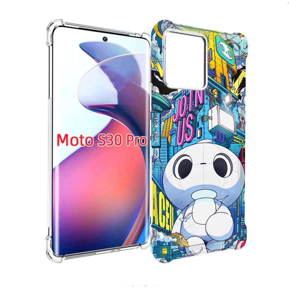 

Чехол MyPads FaceU для Motorola Moto S30 Pro, Прозрачный, Tocco