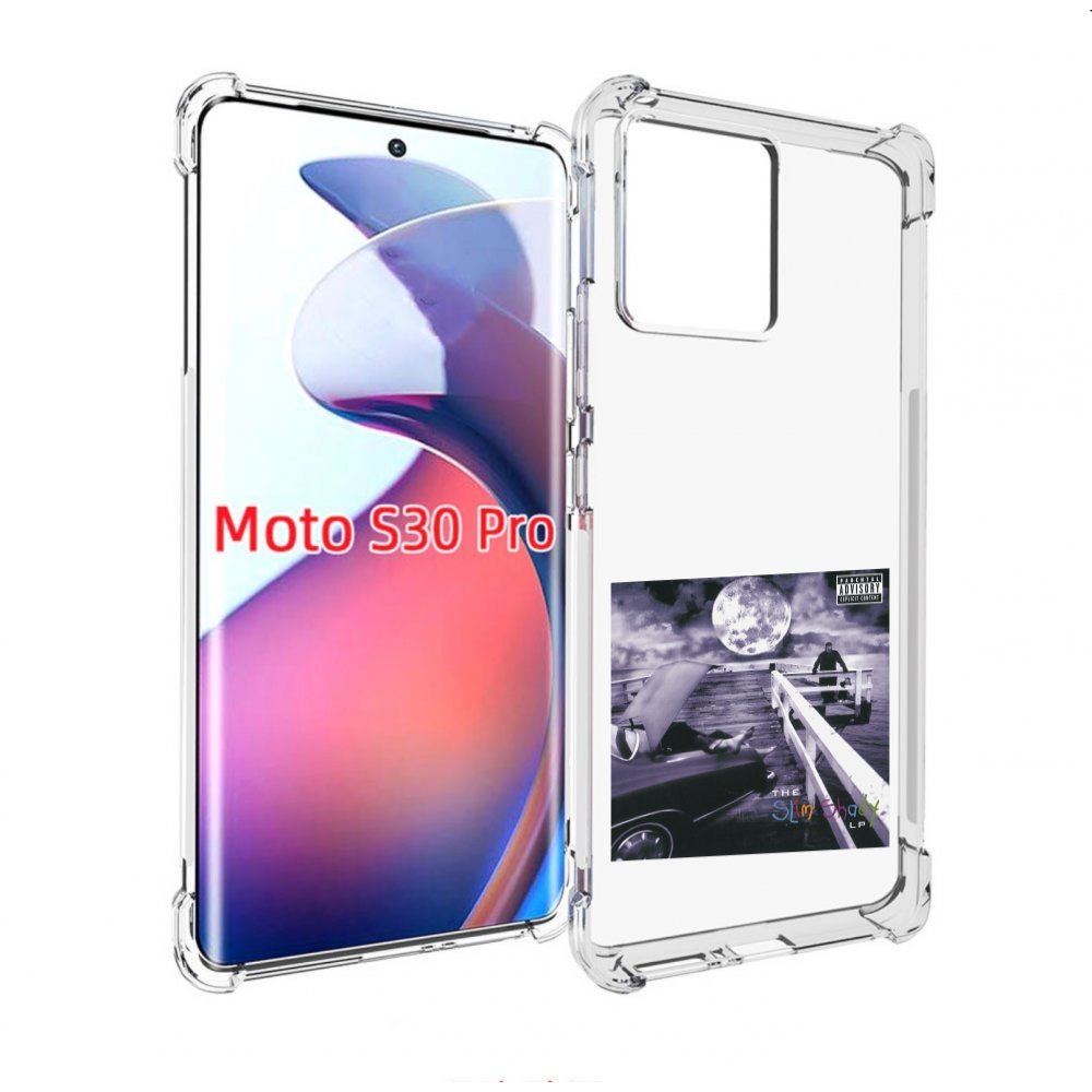 

Чехол MyPads Eminem THE SLIM SHADY LP для Motorola Moto S30 Pro, Прозрачный, Tocco