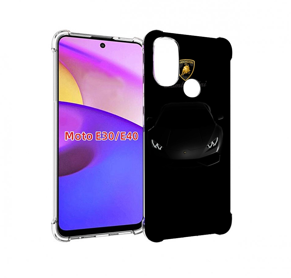 

Чехол бампер MyPads lambo ламба 4 мужской для Motorola Moto E30., Прозрачный, Tocco