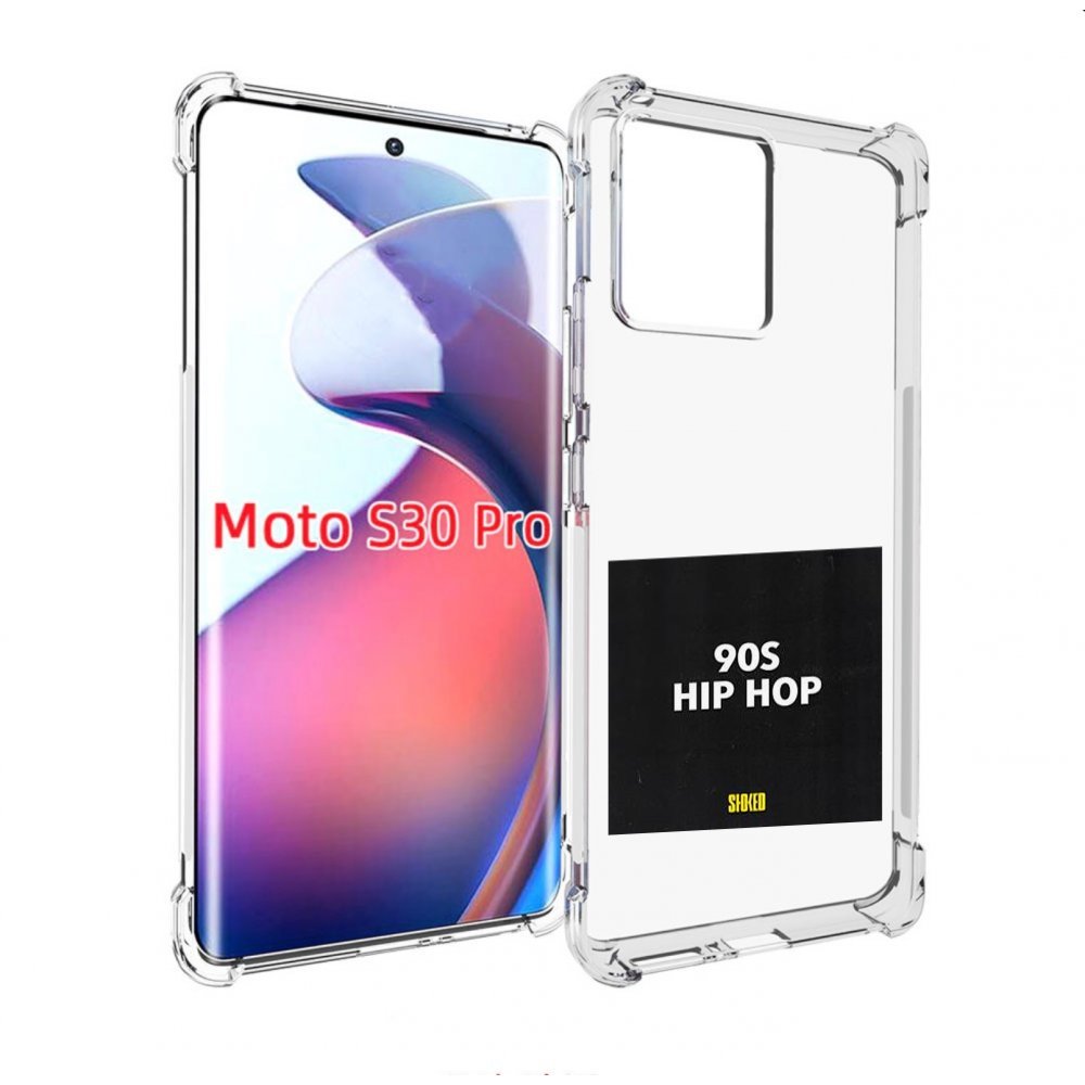 

Чехол MyPads Eazy-E 90S Hip Hop для Motorola Moto S30 Pro, Прозрачный, Tocco