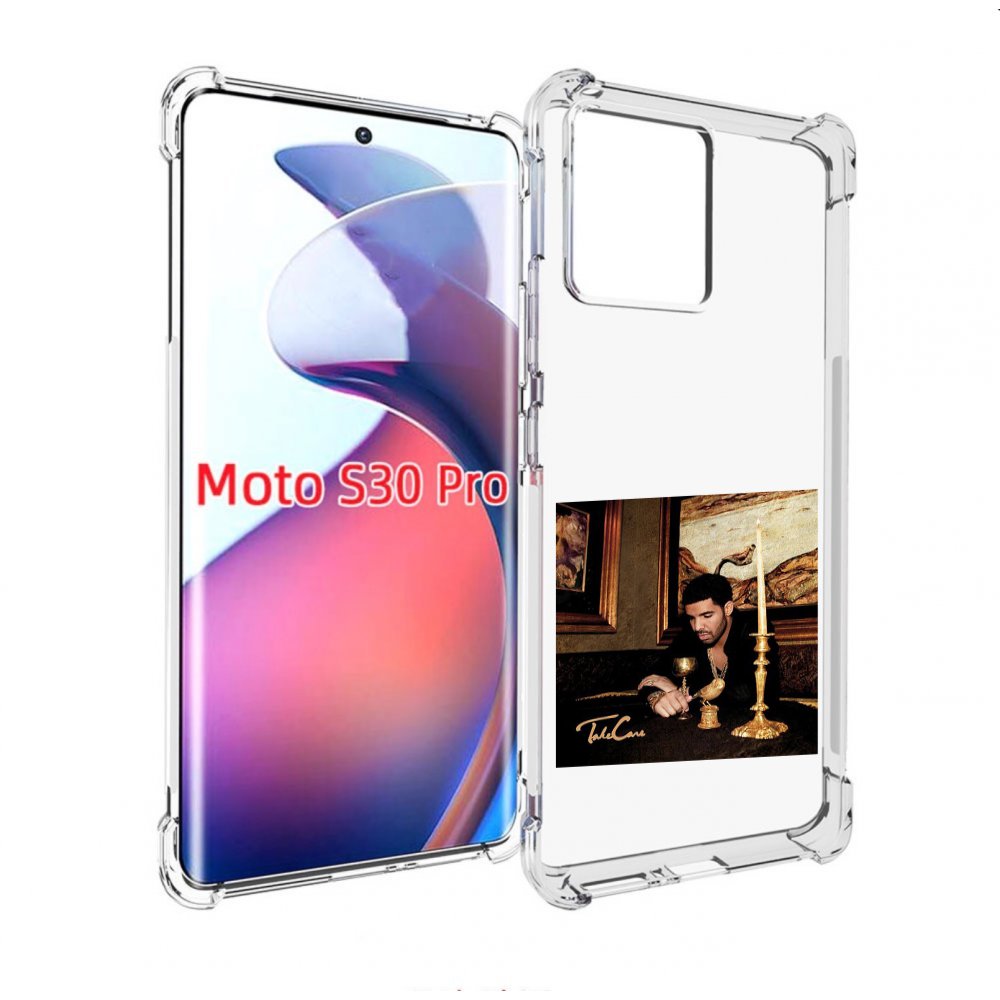 

Чехол MyPads Drake - Take Care для Motorola Moto S30 Pro, Прозрачный, Tocco