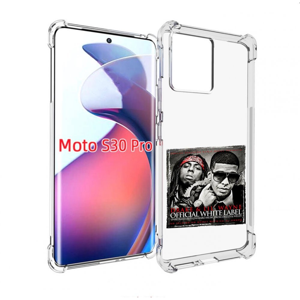 

Чехол MyPads Drake - Official White Label для Motorola Moto S30 Pro, Прозрачный, Tocco