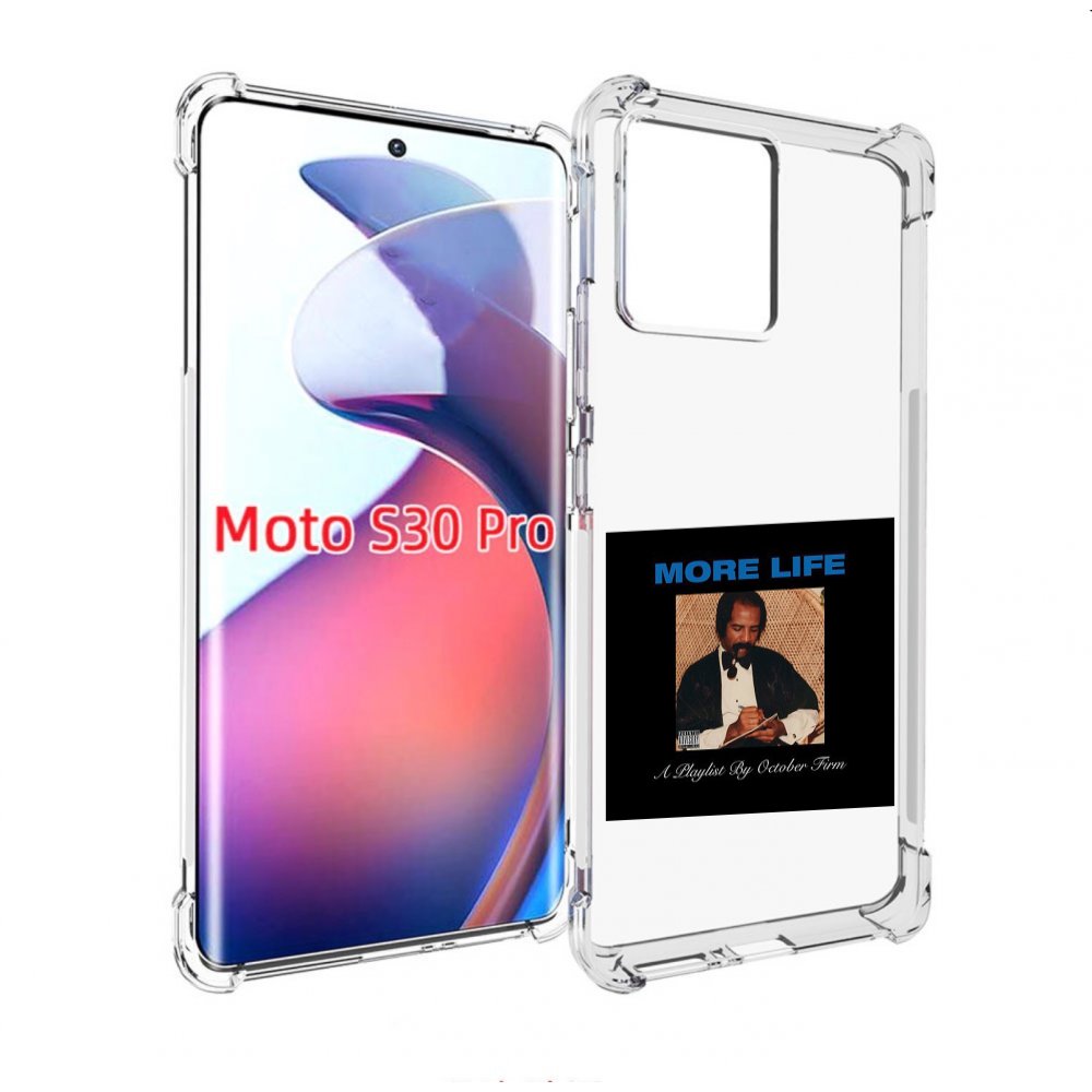 

Чехол MyPads Drake - More Life для Motorola Moto S30 Pro, Прозрачный, Tocco