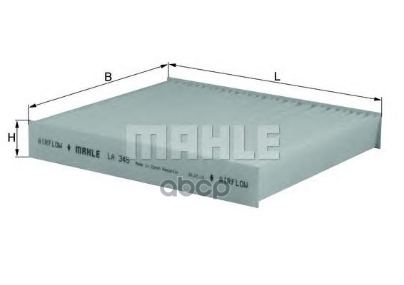 

Фильтр салона Mahle/Knecht la345