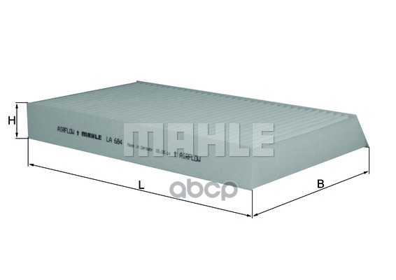 

Фильтр салона Mahle/Knecht la684