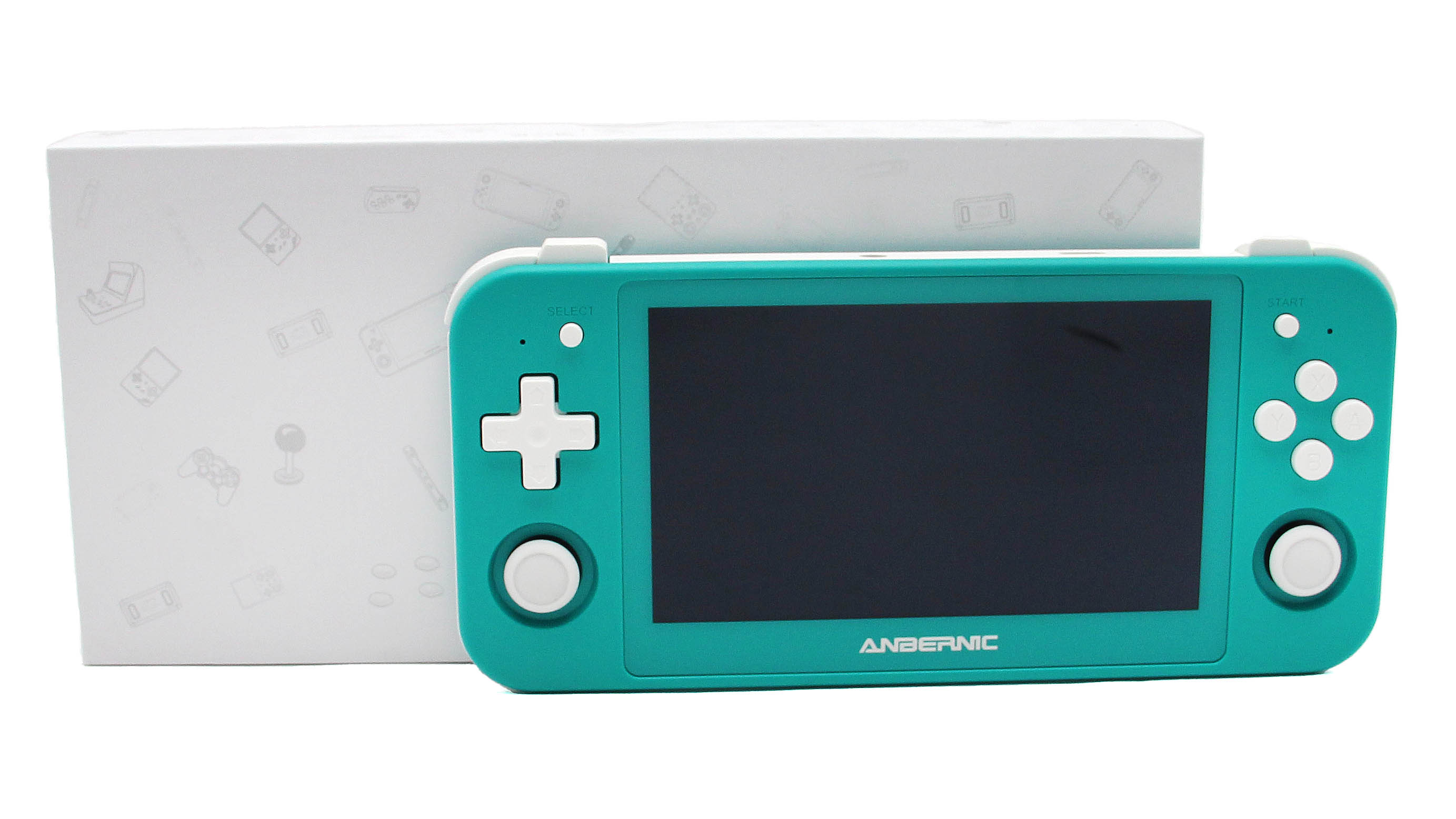 Приставка 8/16bit Anbernic RG505 Turquoise для PSP, PlayStation 1, 30000 игр