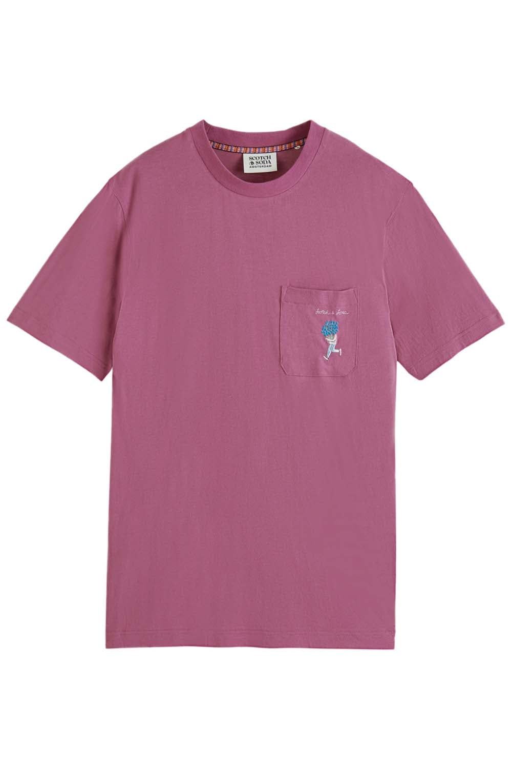 

Футболка мужская Scotch & Soda 169873/0506 бордовая M, Бордовый, 169873/0506