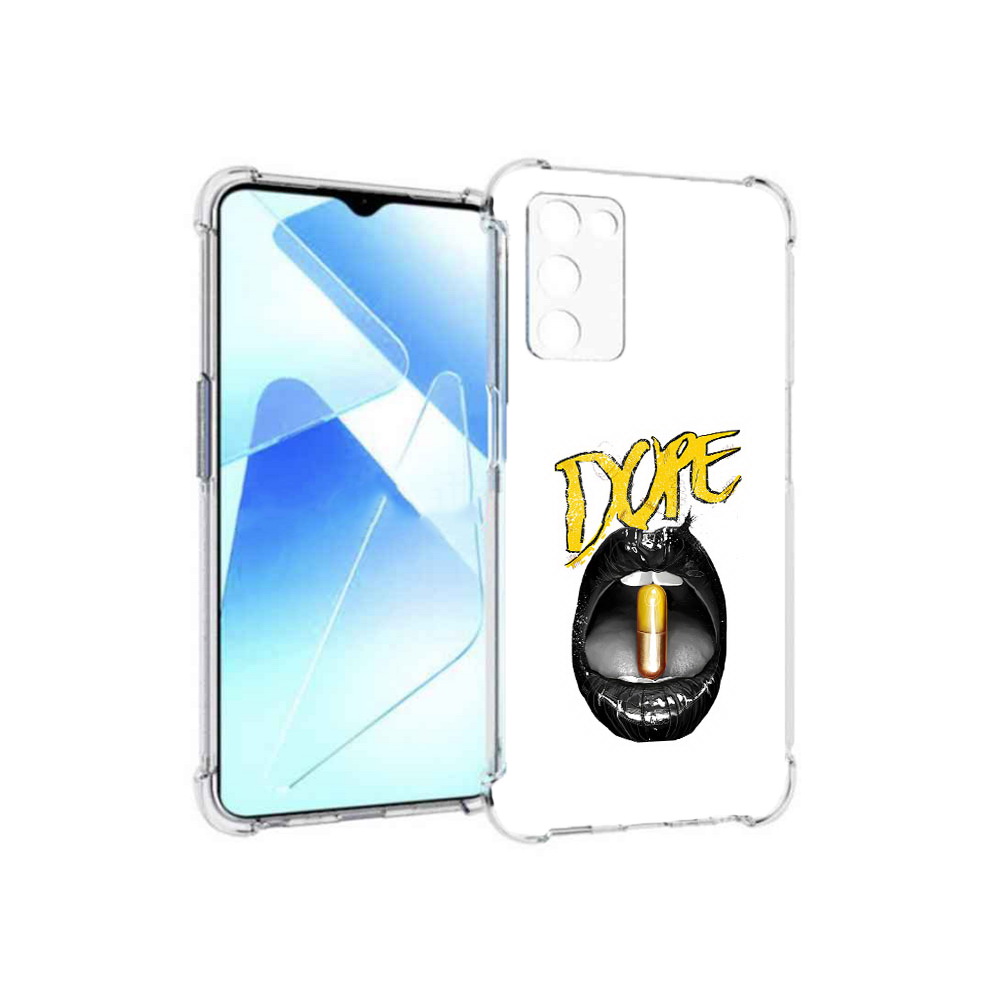 

Чехол MyPads Tocco для Infinix Zero X Pro губы, Прозрачный, Tocco