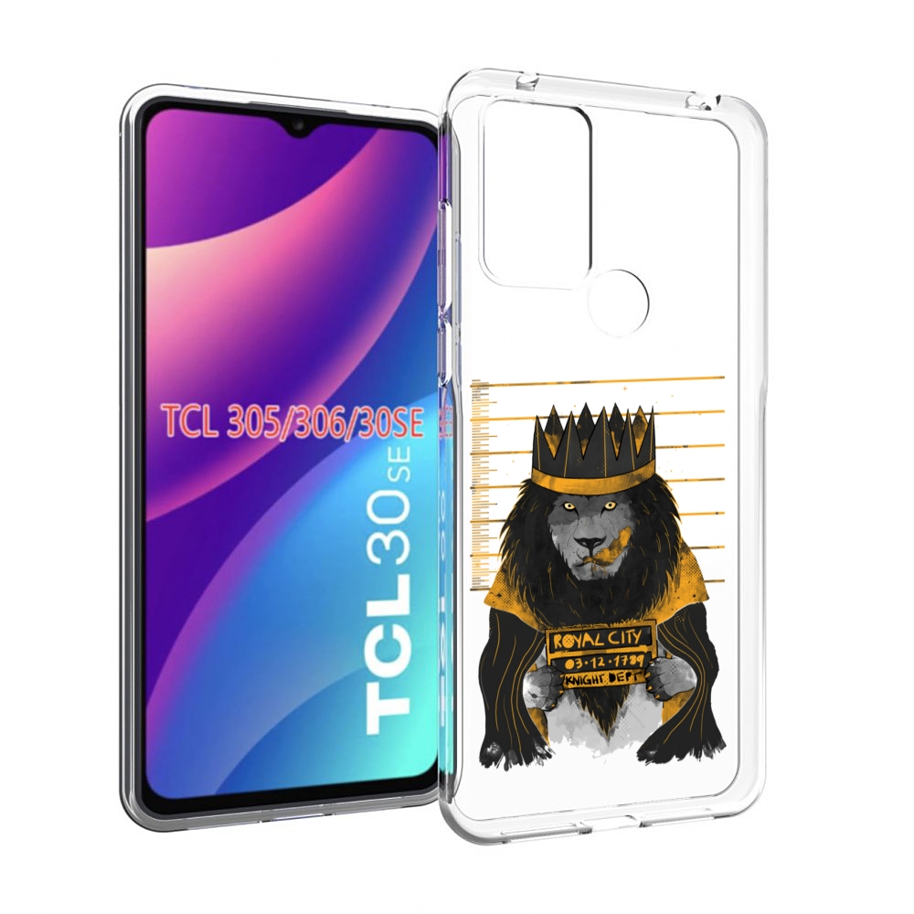 

Чехол MyPads лев в законе для TCL 30SE/305/306/30E, Tocco