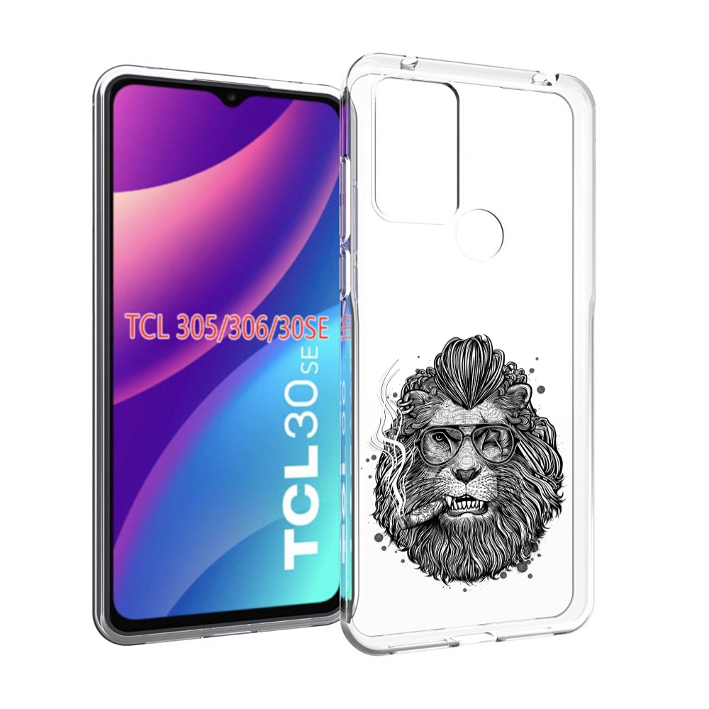 

Чехол MyPads курящий лев для TCL 30SE/305/306/30E, Tocco