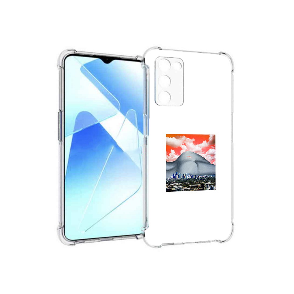

Чехол MyPads Tocco для Infinix Zero X Pro город с девушкой на фоне, Прозрачный, Tocco