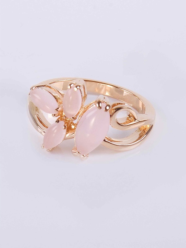 

Кольцо с розовым кварцем "Нерине" 3041R-05Q