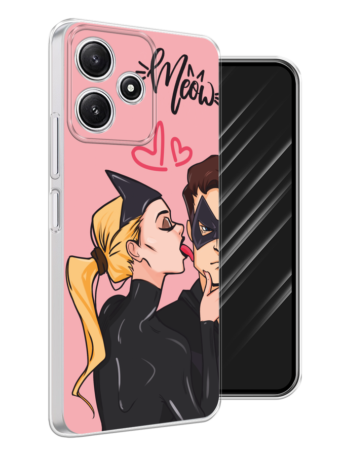 

Чехол Awog на Xiaomi Redmi 12 5G/Redmi 12R/Poco M6 Pro 5G "Kiss of Cat Woman", Розовый;черный;бежевый, 319550-1