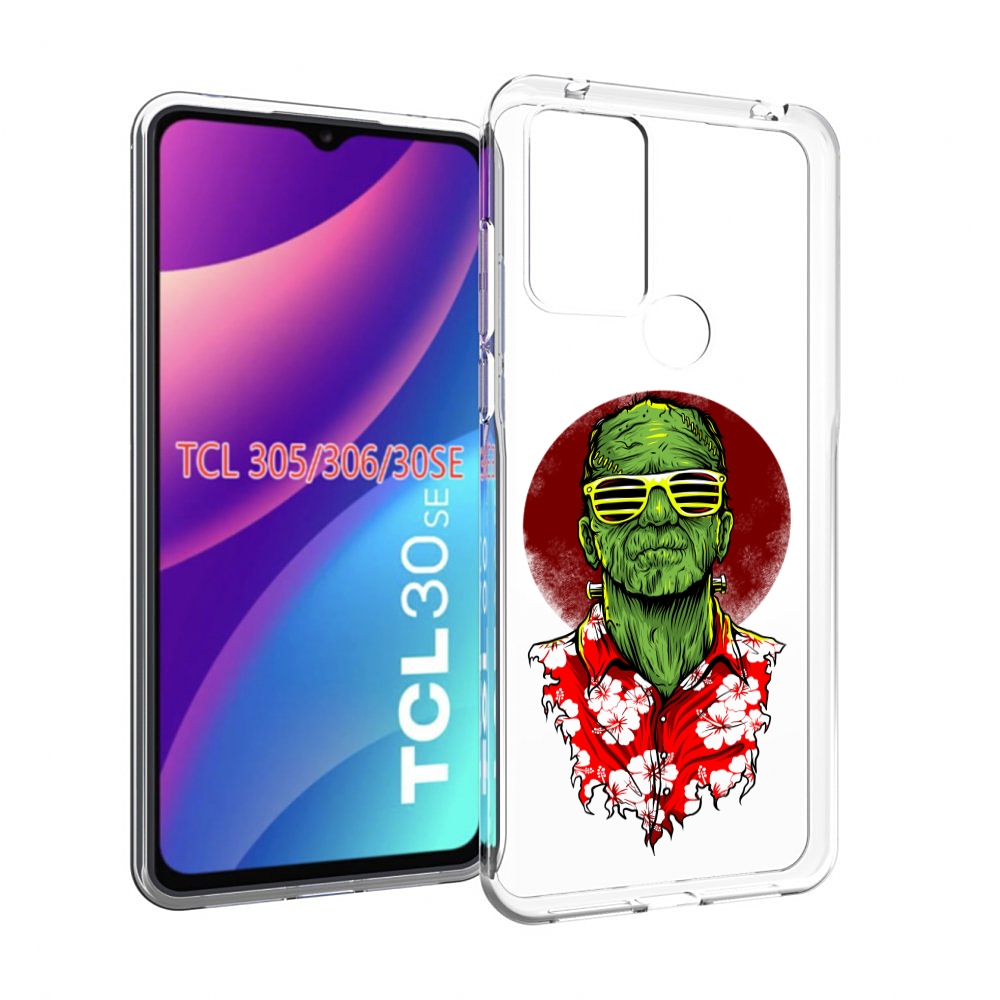 

Чехол MyPads крутой зеленый мужчина в очках для TCL 30SE/305/306/30E, Tocco