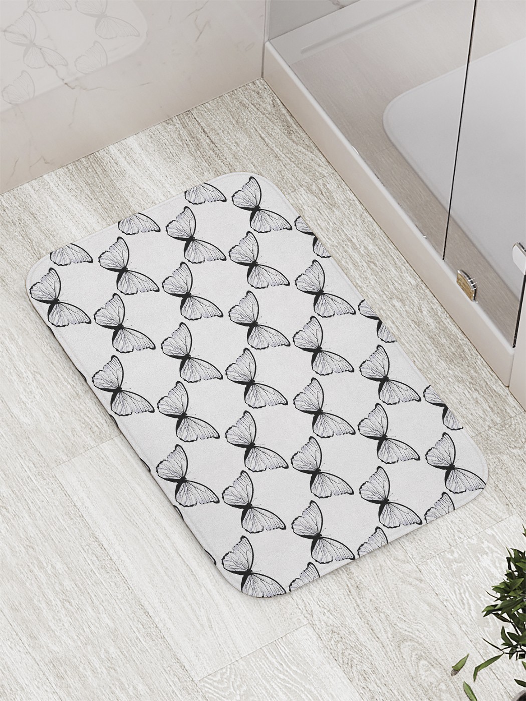 

Коврик противоскользящий для ванной, сауны, бассейна, 77х52 см bath_60608 JoyArty