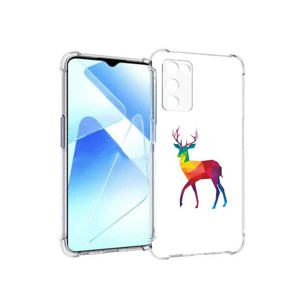 

Чехол MyPads Tocco для Infinix Zero X Pro геометрический олень, Прозрачный, Tocco