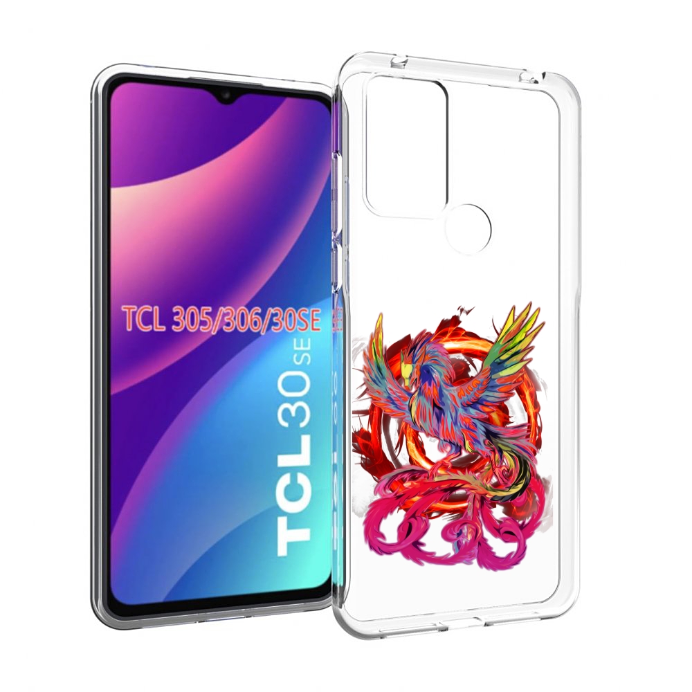 

Чехол MyPads красочный феникс для TCL 30SE/305/306/30E, Tocco