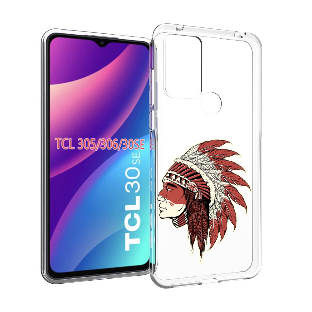 

Чехол MyPads красный индеец для TCL 30SE / TCL 305 / TCL 306 / TCL 30E, Tocco