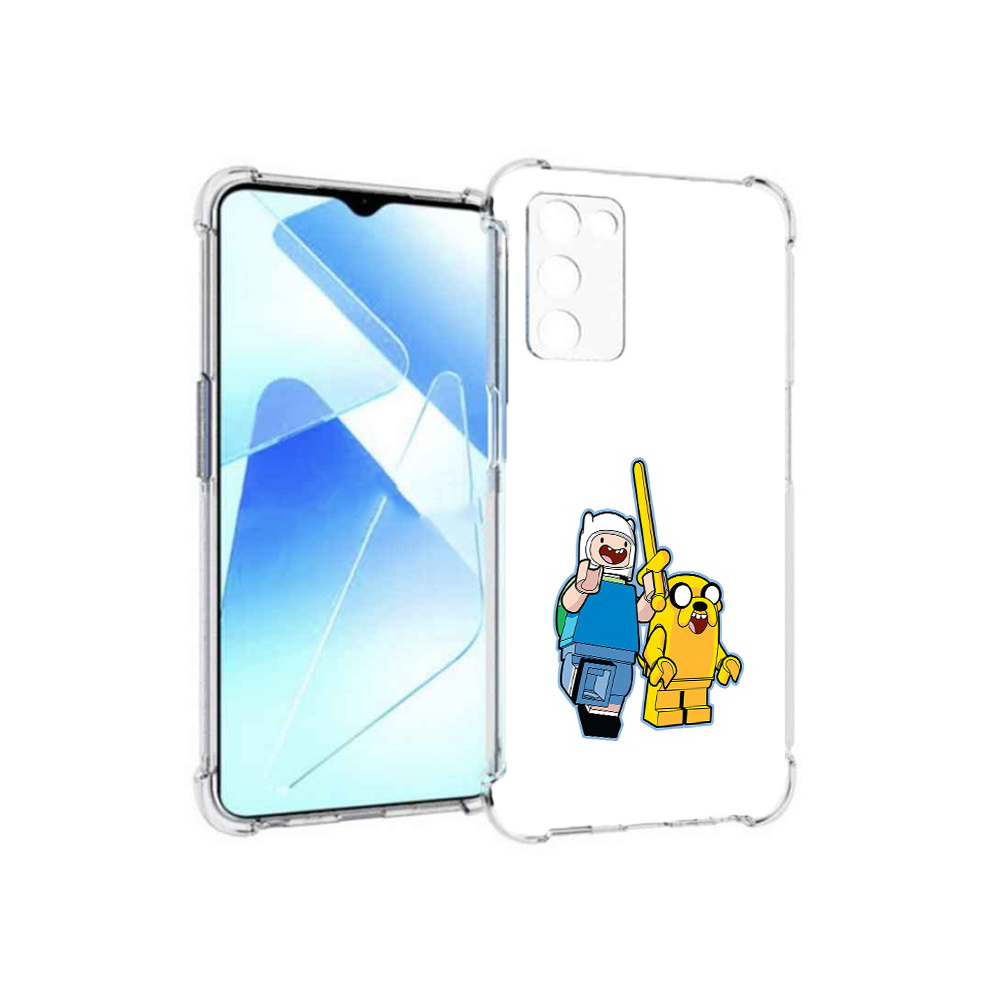 

Чехол MyPads Tocco для Infinix Zero X Pro время приключений лего, Прозрачный, Tocco
