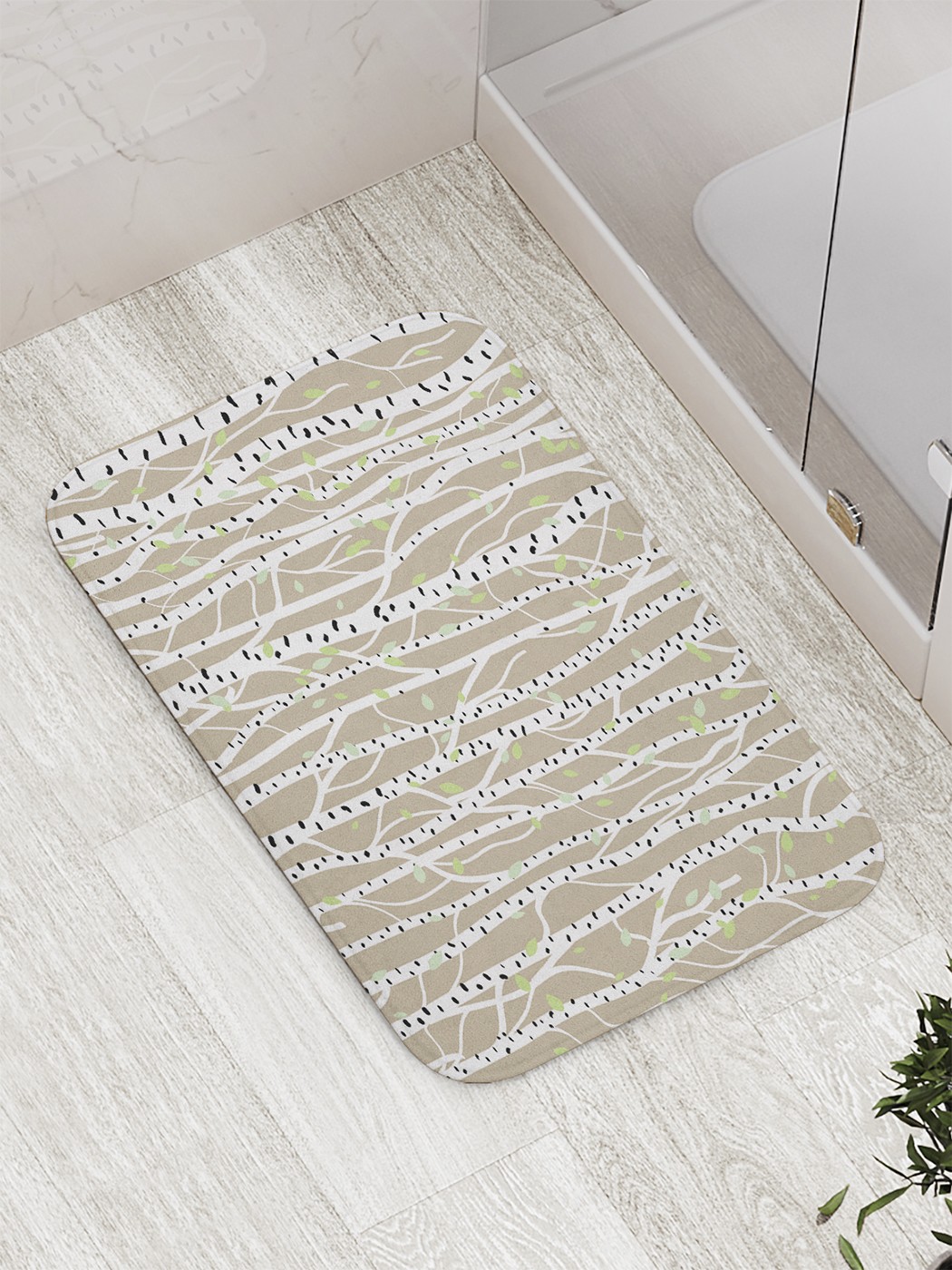 

Коврик противоскользящий для ванной, сауны, бассейна, 77х52 см bath_60568 JoyArty
