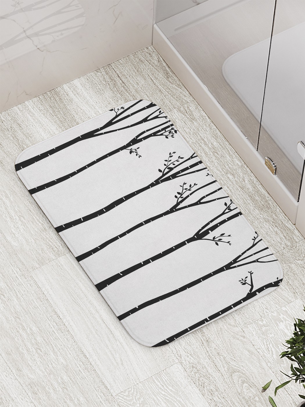 

Коврик противоскользящий для ванной, сауны, бассейна, 77х52 см bath_60564 JoyArty