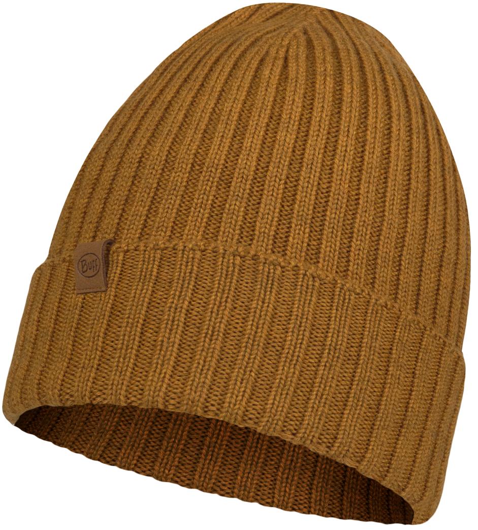 фото Шапка buff merino wool knit 1l hat norval, mustard