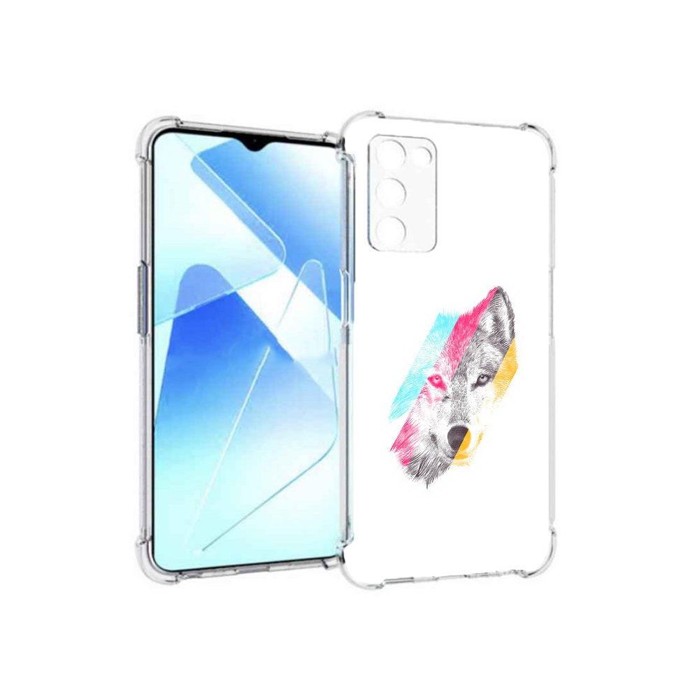 

Чехол MyPads Tocco для Infinix Zero X Pro волк градиент, Прозрачный, Tocco