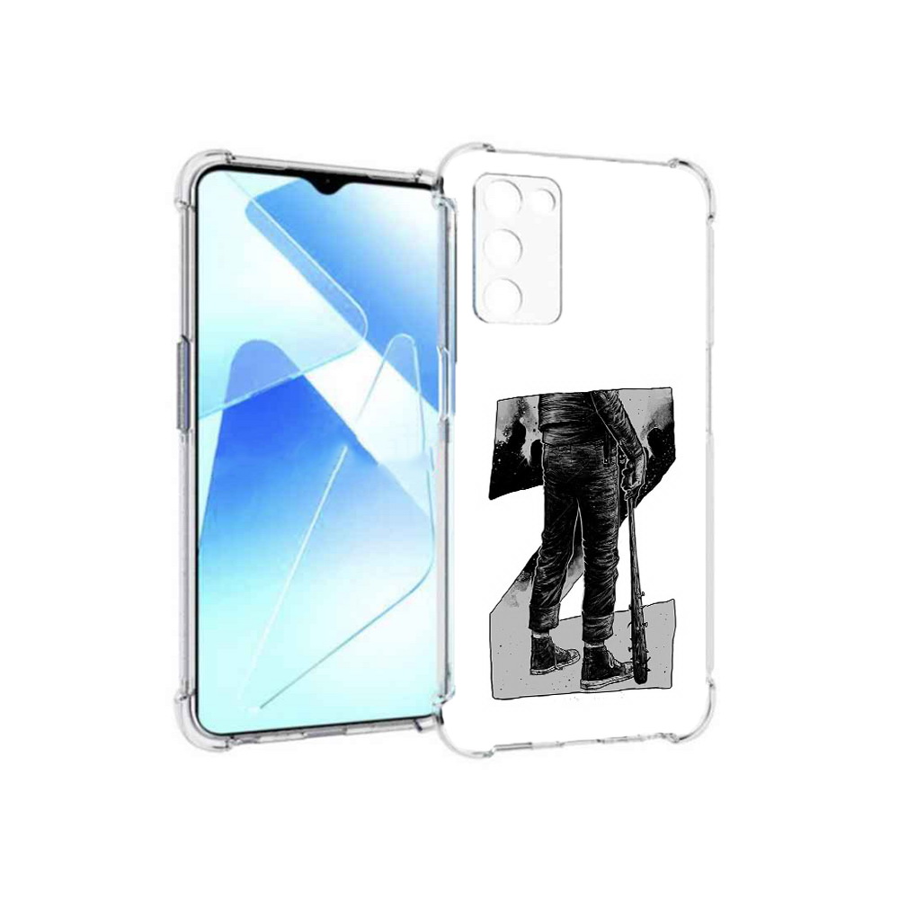 

Чехол MyPads Tocco для Infinix Zero X Pro воин черно белый, Tocco