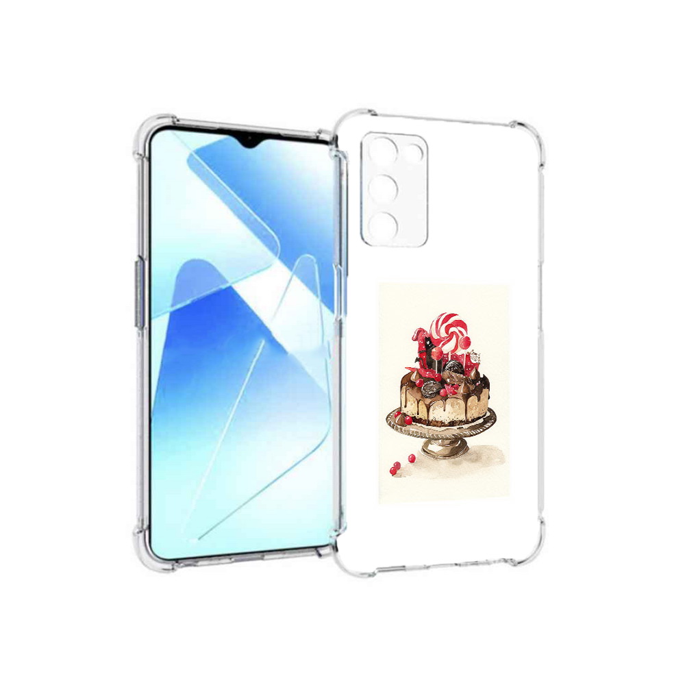 

Чехол MyPads Tocco для Infinix Zero X Pro вкусный торт, Прозрачный, Tocco