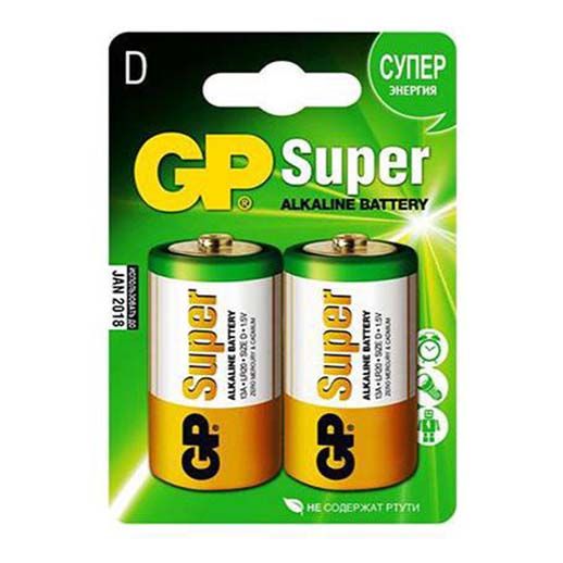 

Батарейка GP Super Alkaline D 2 шт