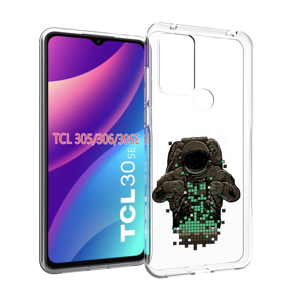 

Чехол MyPads космонавт с пикселями для TCL 30SE/305/306/30E, Tocco