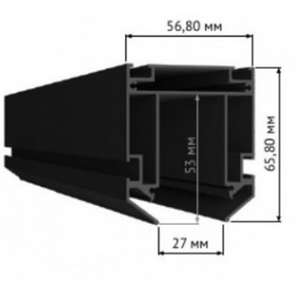 Профиль для монтажа в натяжной ПВХ потолок Skyline 48 ST003.129.02 (ST Luce)