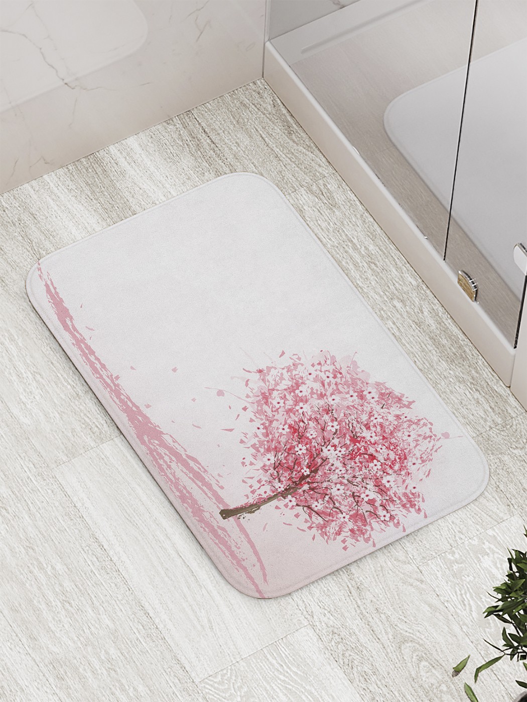 

Коврик противоскользящий для ванной, сауны, бассейна, 77х52 см bath_60551 JoyArty