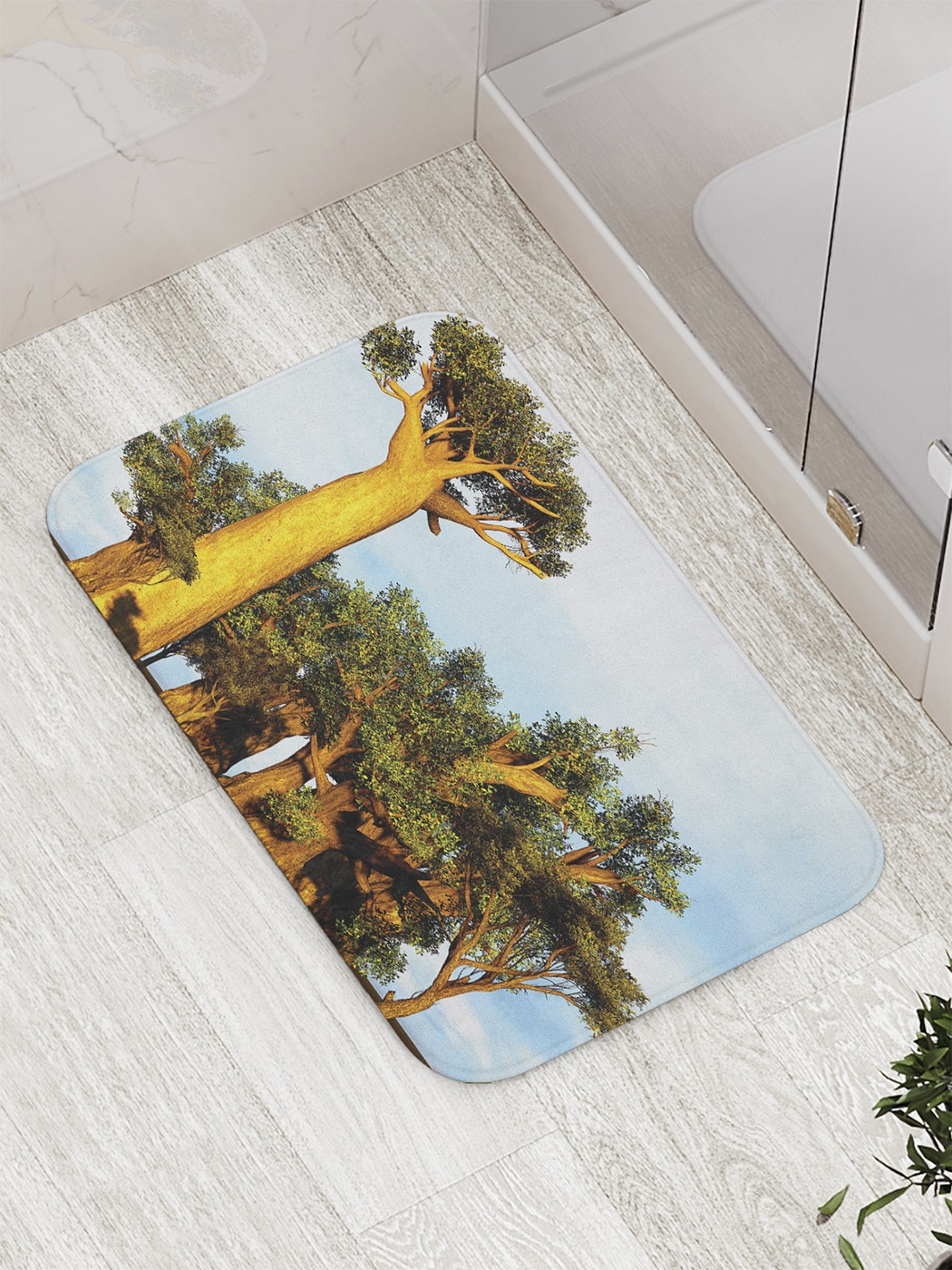 

Коврик противоскользящий для ванной, сауны, бассейна, 77х52 см bath_60549 JoyArty