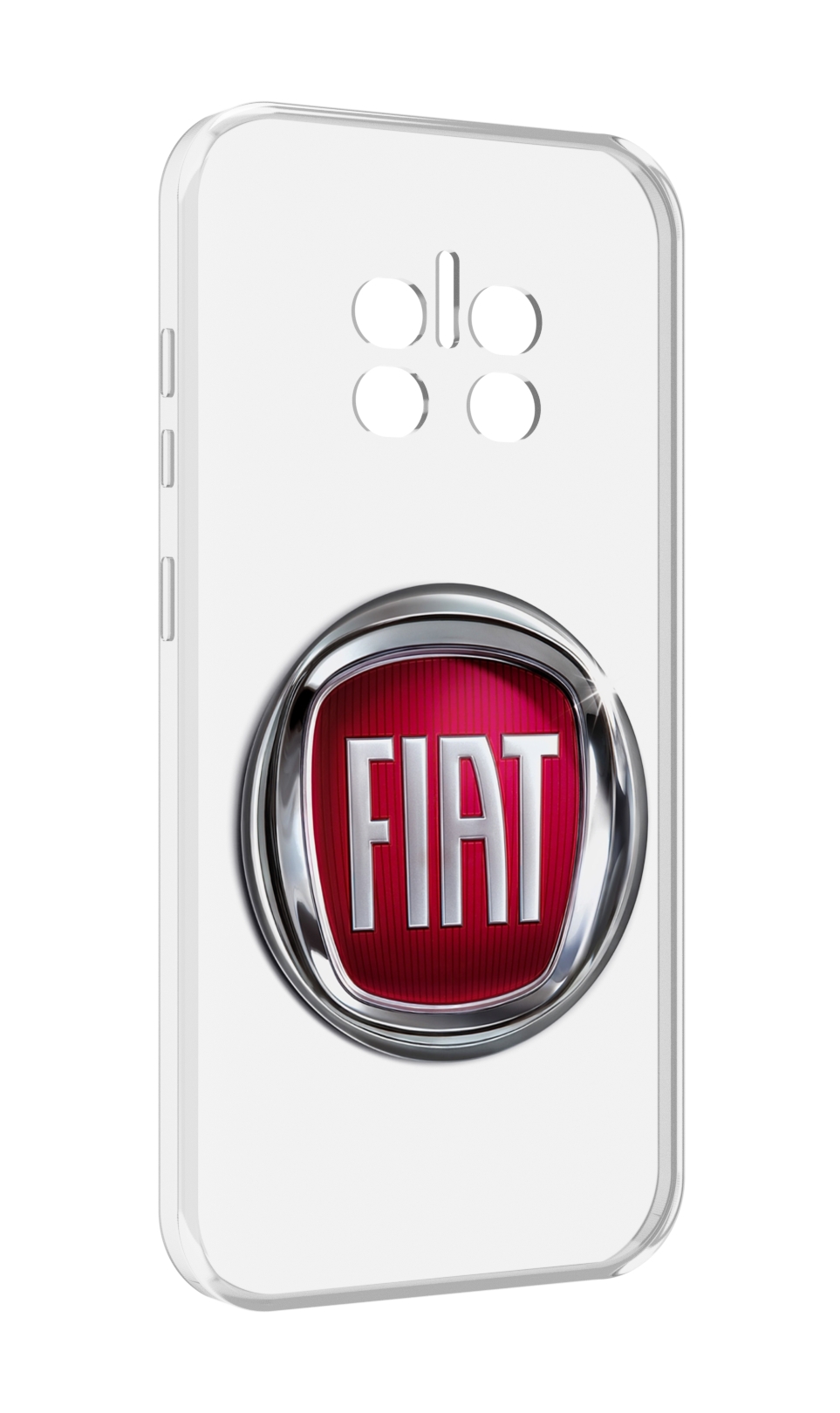 

Чехол MyPads fiat мужской для Doogee V11, Прозрачный, Tocco