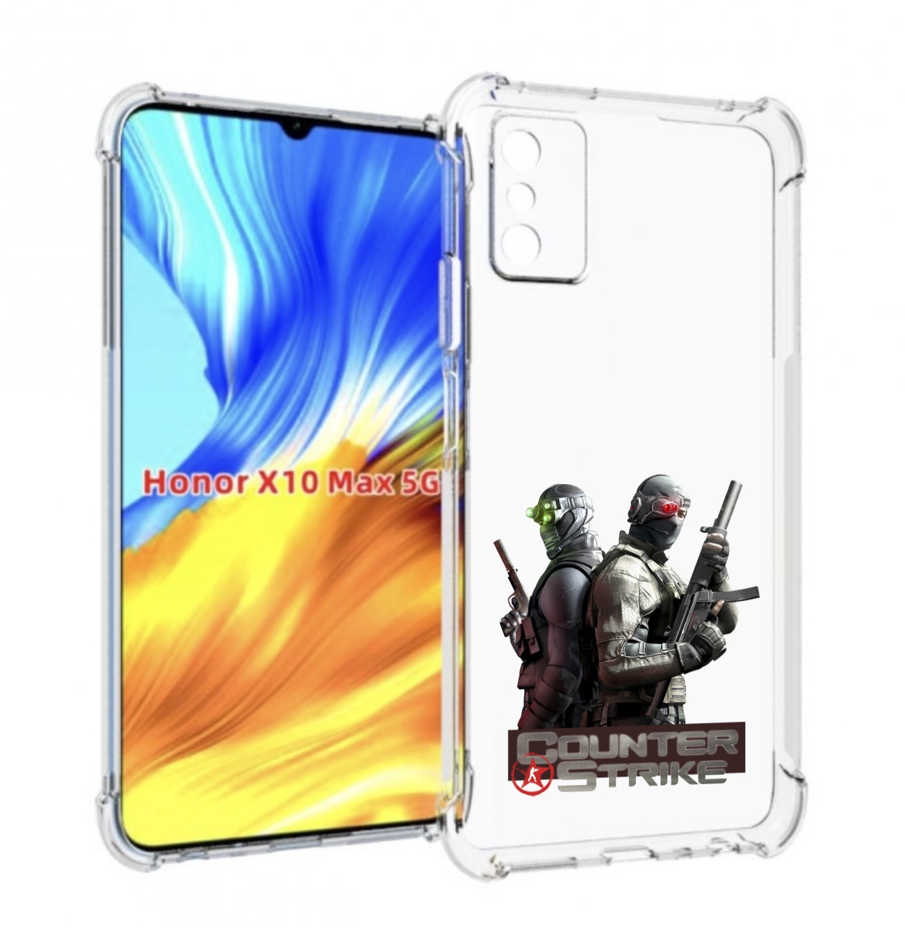 

Чехол MyPads КС для Honor X10 Max, Прозрачный, Tocco