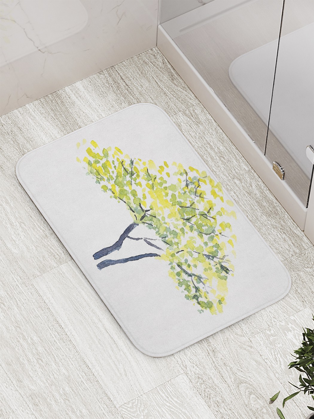 

Коврик противоскользящий для ванной, сауны, бассейна, 77х52 см bath_60543 JoyArty