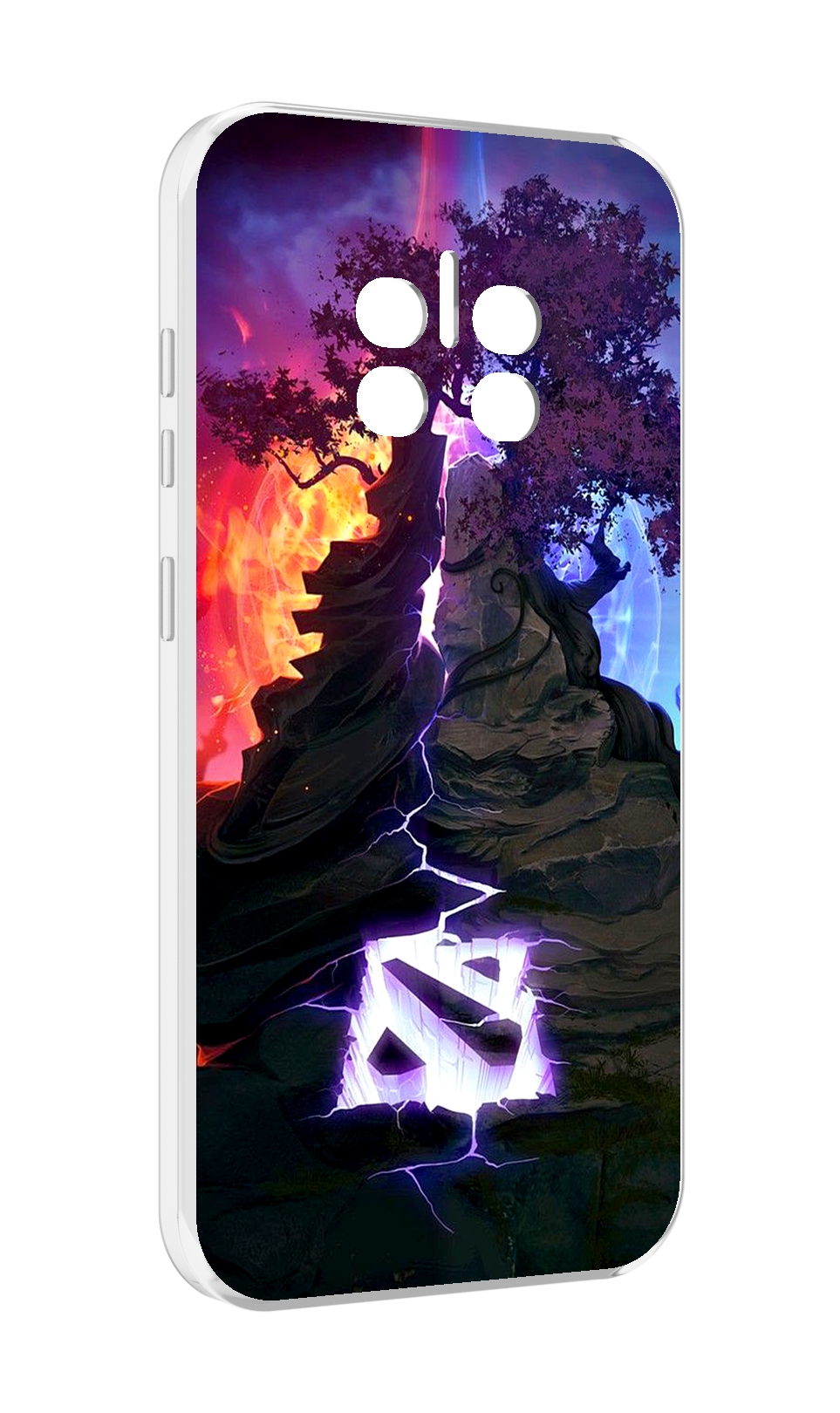 

Чехол MyPads dota 2 логотип для Doogee V11, Прозрачный, Tocco