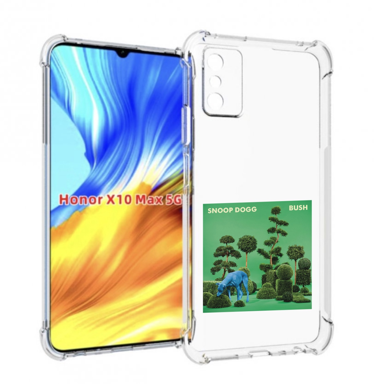 

Чехол Mypads Snoop Dogg Bush Для Honor X10 Max, Прозрачный, Tocco