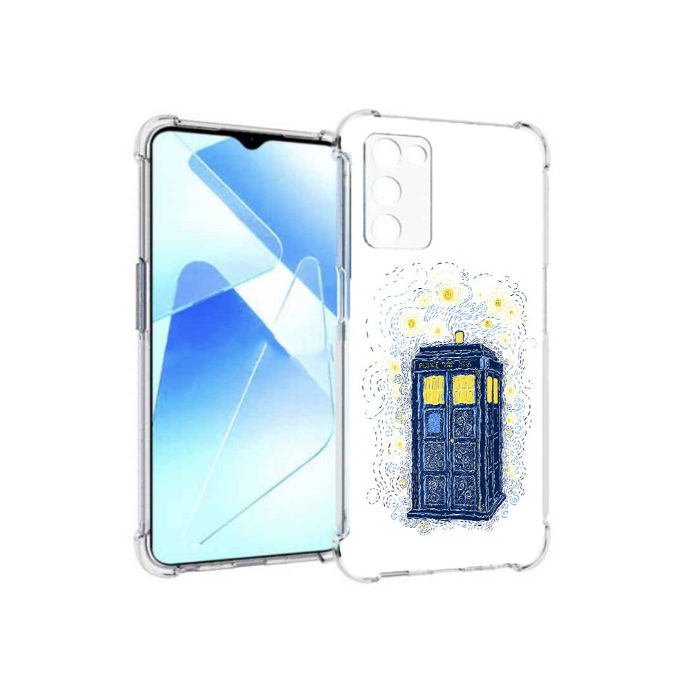 

Чехол MyPads Tocco для Infinix Zero X Pro будка рисунок, Прозрачный, Tocco